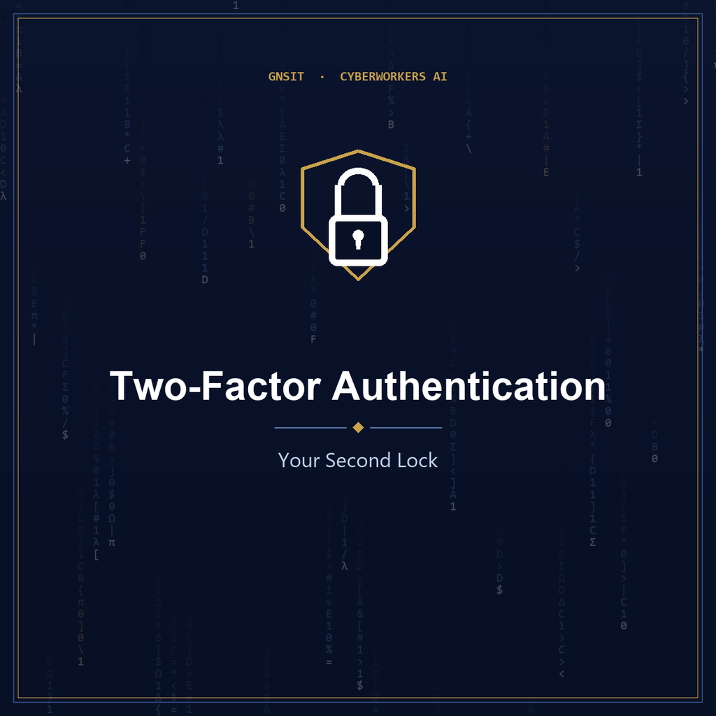 Two-Factor Authentication: Your Second Lock