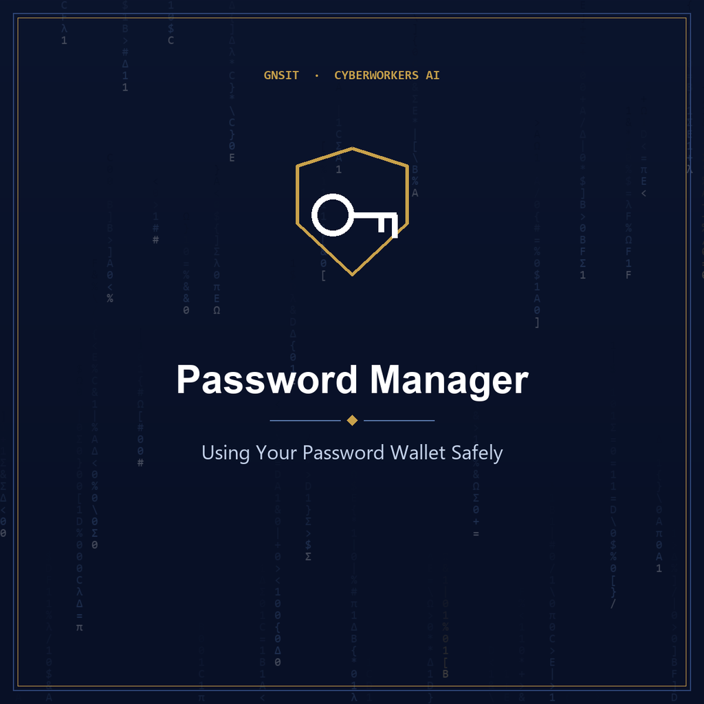 Password Manager: Using Your Password Wallet Safely